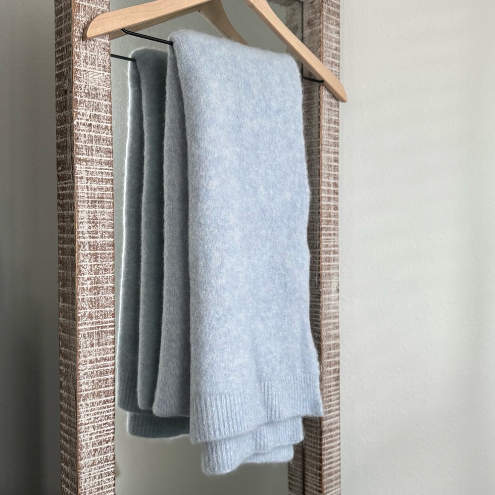Sezane Marianne Scarf in Sky Blue - Picture 2 of 7